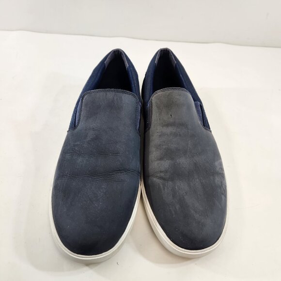 Timberland A25PZ Groveton Men's Slip On Shoes Size 10.5 Navy Blue - Picture 2 of 11